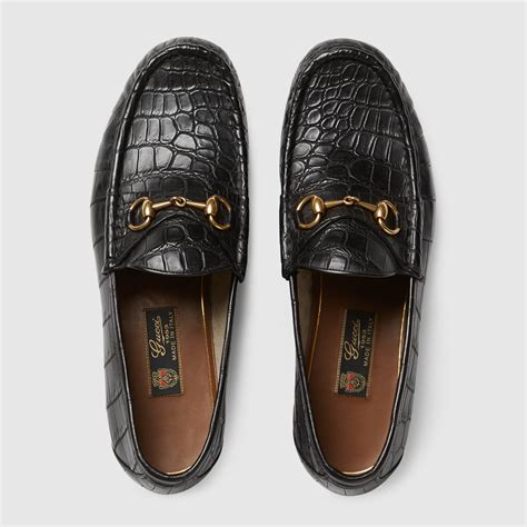 gucci men's moccasins with horsebit|1953 gucci horse bit loafers.